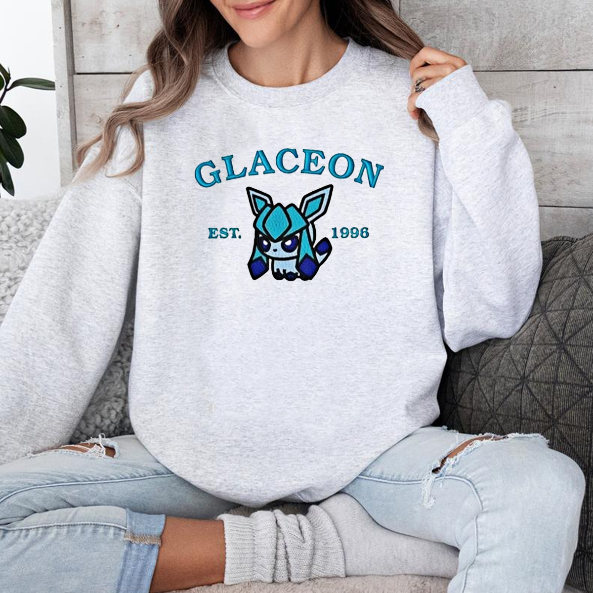 Anime Characters Embroidered Crewneck Sweatshirt,Hoodie,Personal Anime Gift Hoodie,Perfect Gift For Anime Lovers.