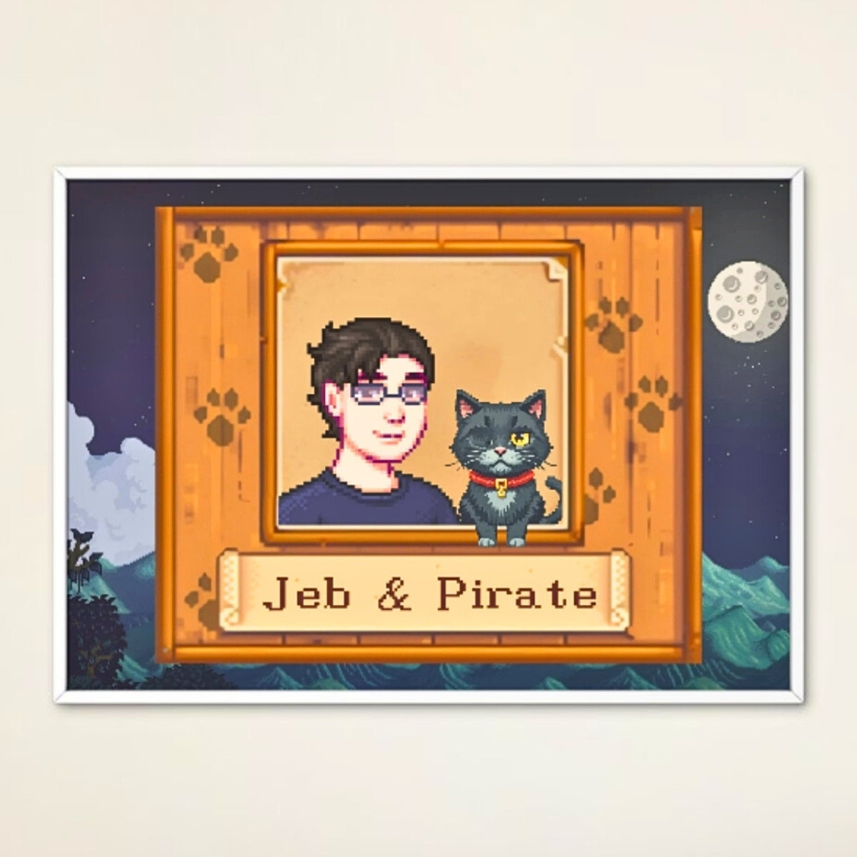 Exklusive handgemalte Pixelgrafiken von Haustieren für Stardew Valley-Fans