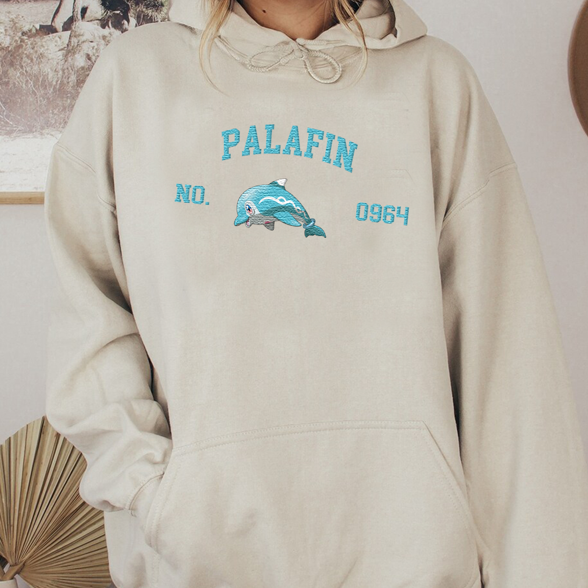 Palafin Adorable Anime-Themed Embroidered T-Shirt,Crewneck,Hoodie-Trendy Versatile and a Thoughtful Gift for Friends