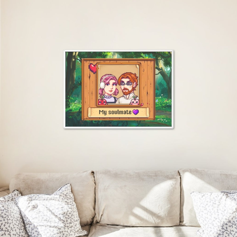 Unique Pixel Art Portraits for Him or Her