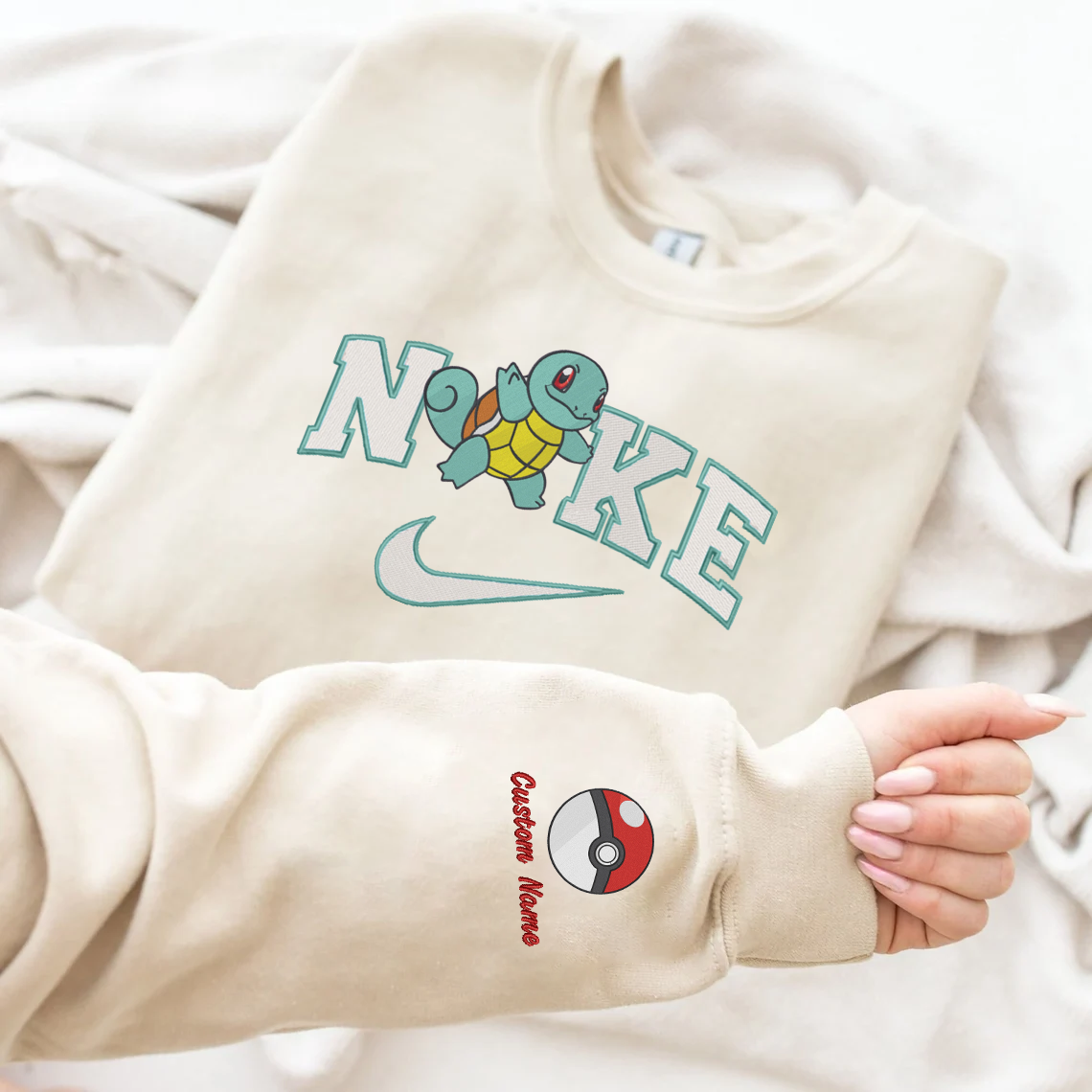 Anime Nike Embroidered Custom T-Shirt,Crewneck Sweatshirt,Hoodie.Perfect Gift For Anime Lovers.