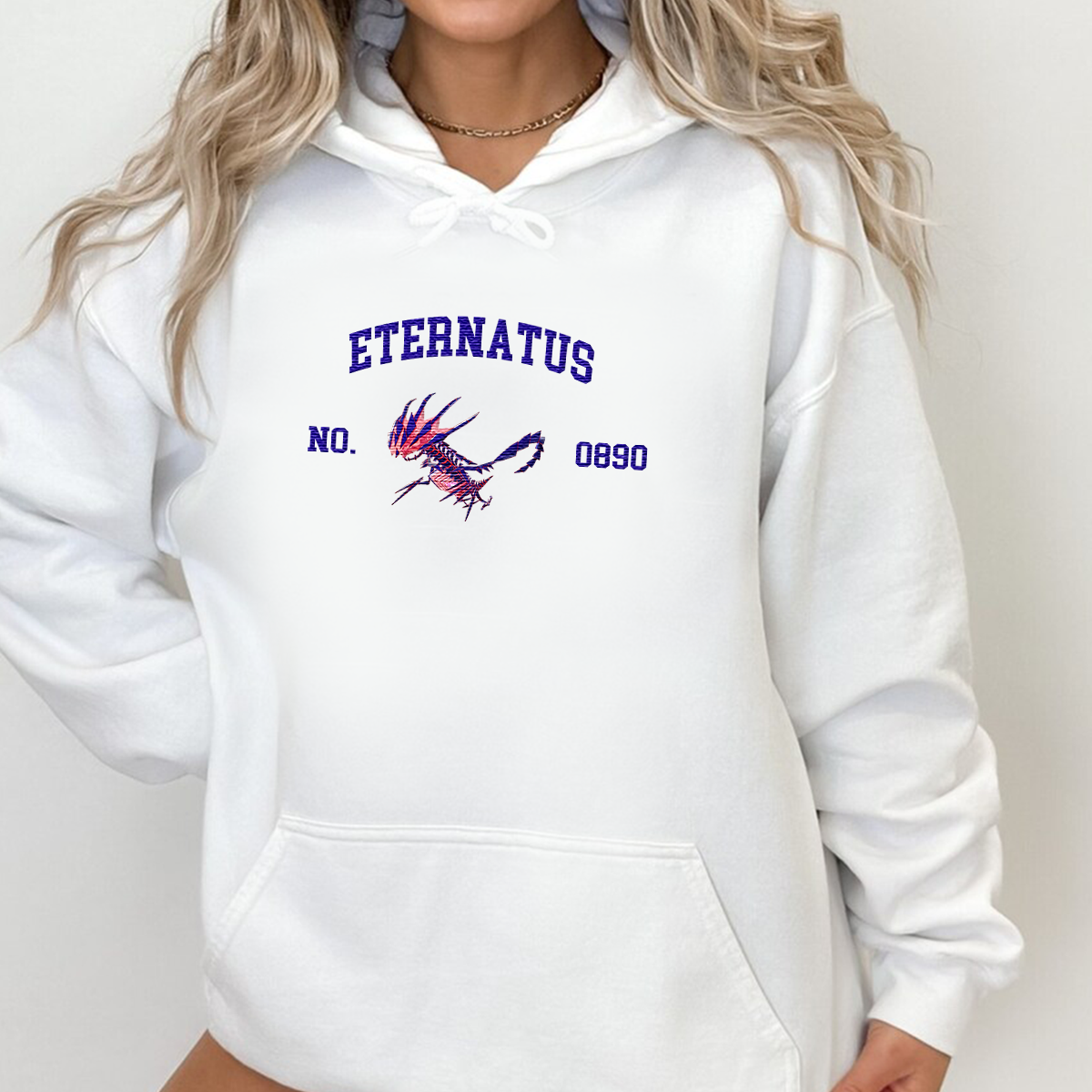 Eternatus Adorable Anime-Themed Embroidered T-Shirt,Crewneck,Hoodie-Trendy Versatile and a Thoughtful Gift for Friends