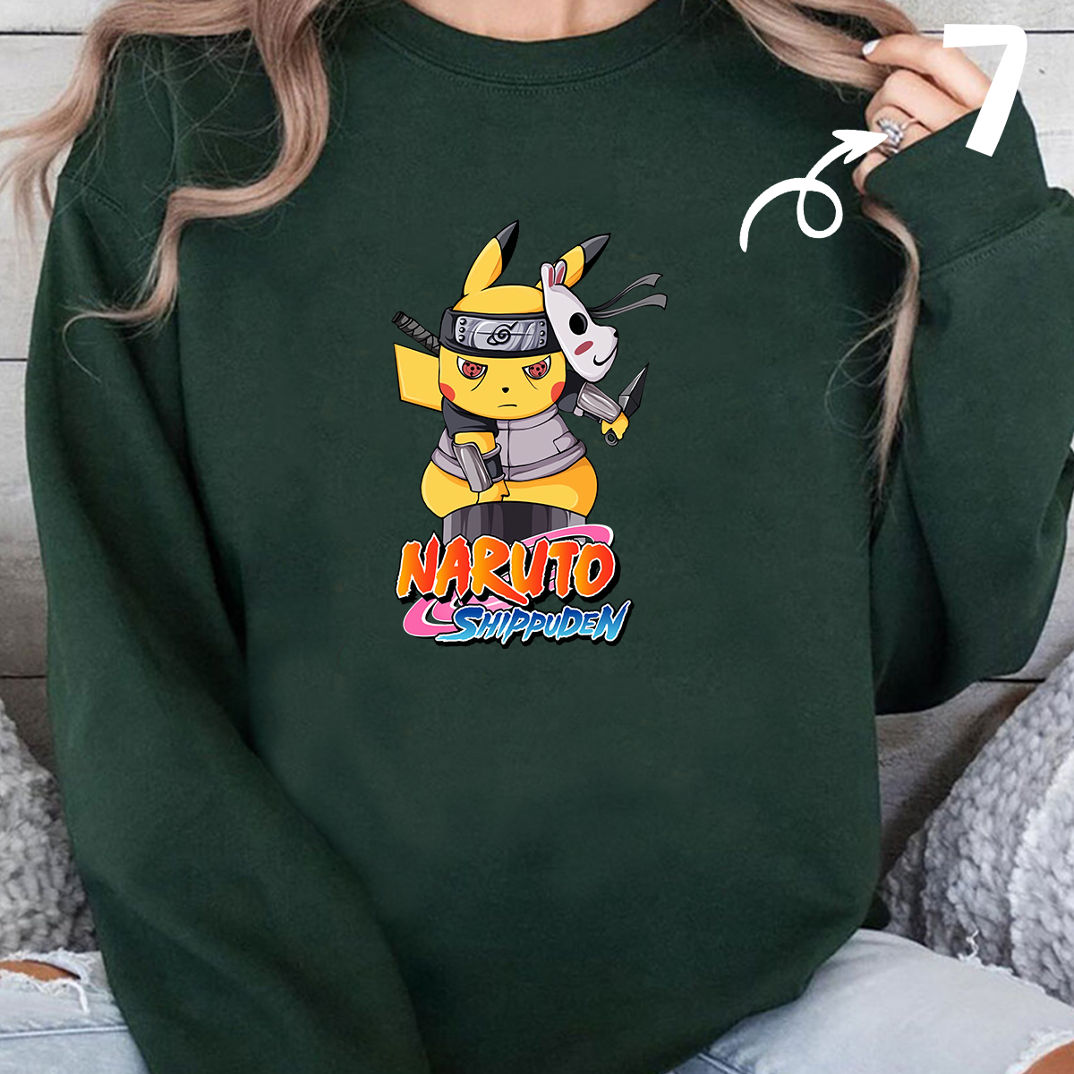 Naruto Shippuden Collaboration Cool AnimeUnisex T-Shirt ,Crewneck,Hoodie