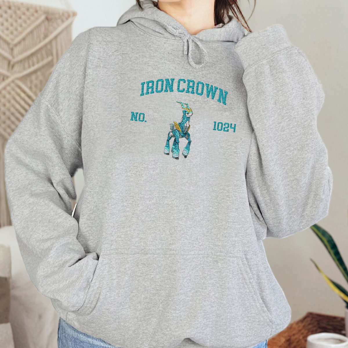 Iron Crown Anime-Themed Embroidered T-Shirt,Crewneck,Hoodie-Trendy Versatile and a Thoughtful Gift for Friends