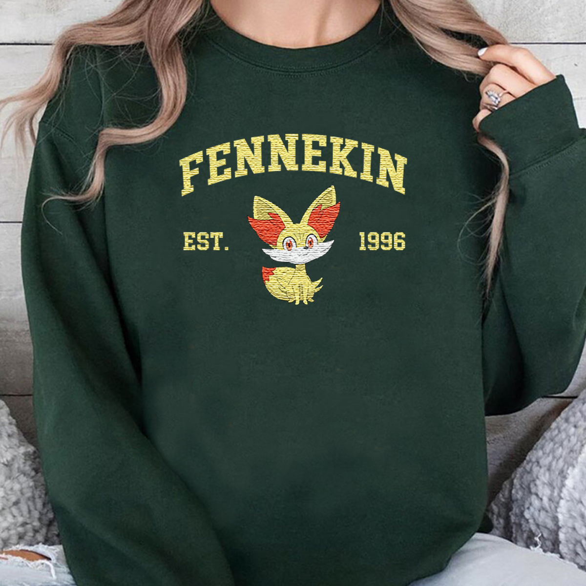Anime Characters Embroidered Unisex Crewneck Sweatshirt,Hoodie For Gift,Personal Anime Gift Hoodie,Perfect Gift For Anime Lovers.