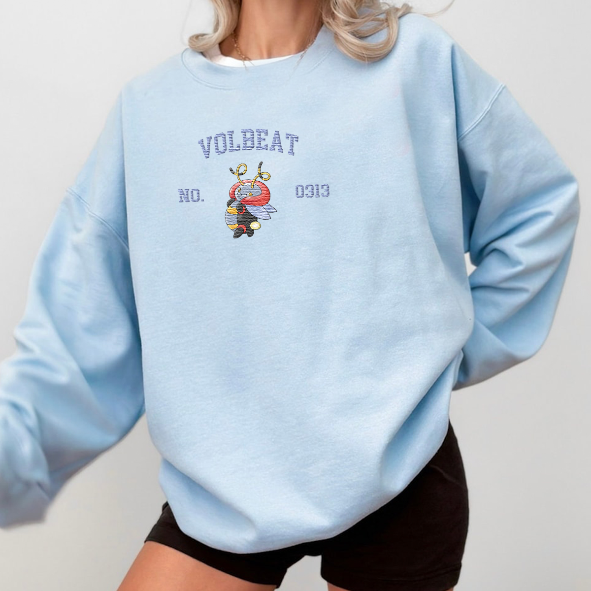 Volbeat Adorable Anime-Themed Embroidered T-Shirt,Crewneck,Hoodie-Trendy Versatile and a Thoughtful Gift for Friends