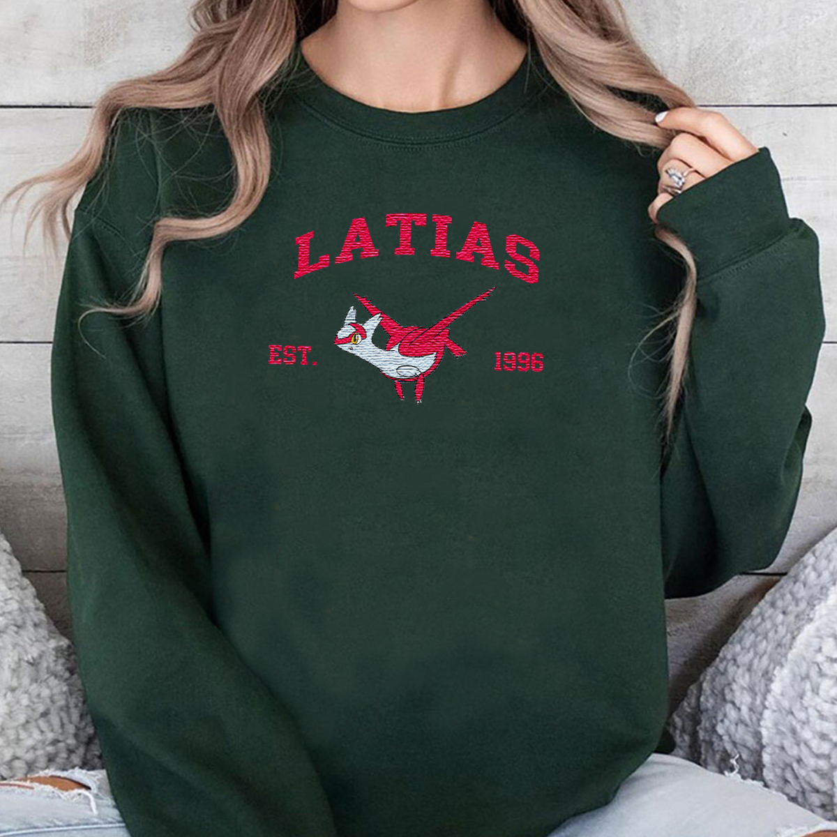 Anime Characters Embroidered Unisex Crewneck Sweatshirt,Hoodie For Gift,Personal Anime Gift Hoodie,Perfect Gift For Anime Lovers.