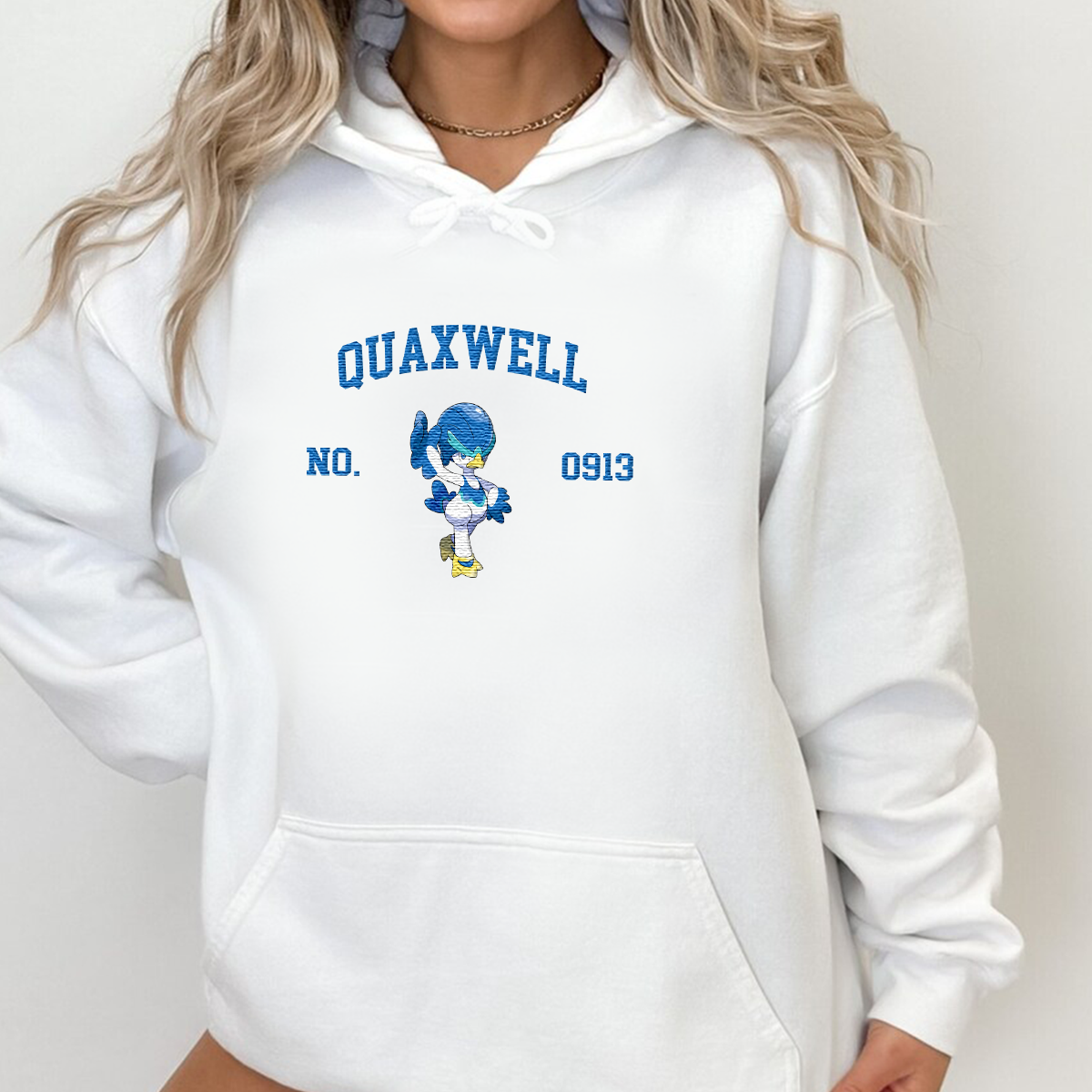 Quaxwell Anime-Themed Embroidered T-Shirt,Crewneck,Hoodie-Trendy Versatile and a Thoughtful Gift for Friends