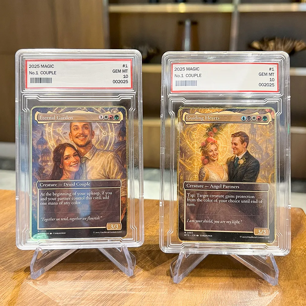 Custom Anime Couples Magic Card.Custom Gift for Valentine's Day,Anniversary.Valentine's Day,Anniversary gifts