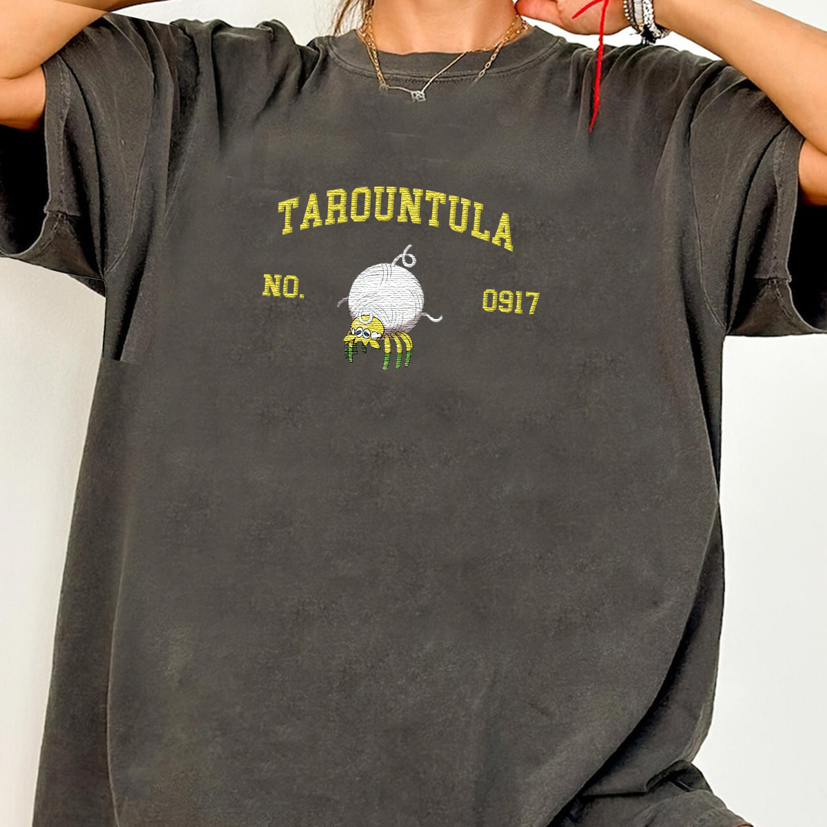 Tarountula Anime-Themed Embroidered T-Shirt,Crewneck,Hoodie-Trendy Versatile and a Thoughtful Gift for Friends