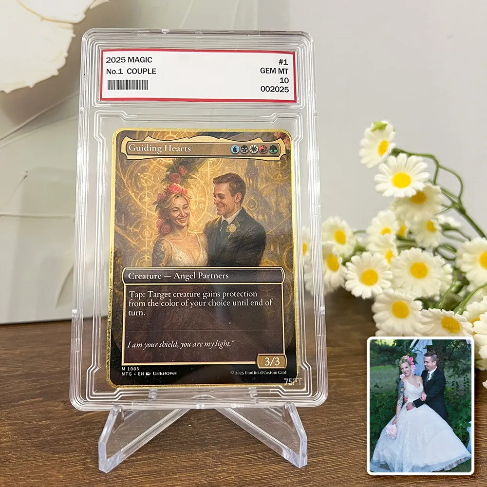 Custom Anime Couples Magic Card.Custom Gift for Valentine's Day,Anniversary.Valentine's Day,Anniversary gifts