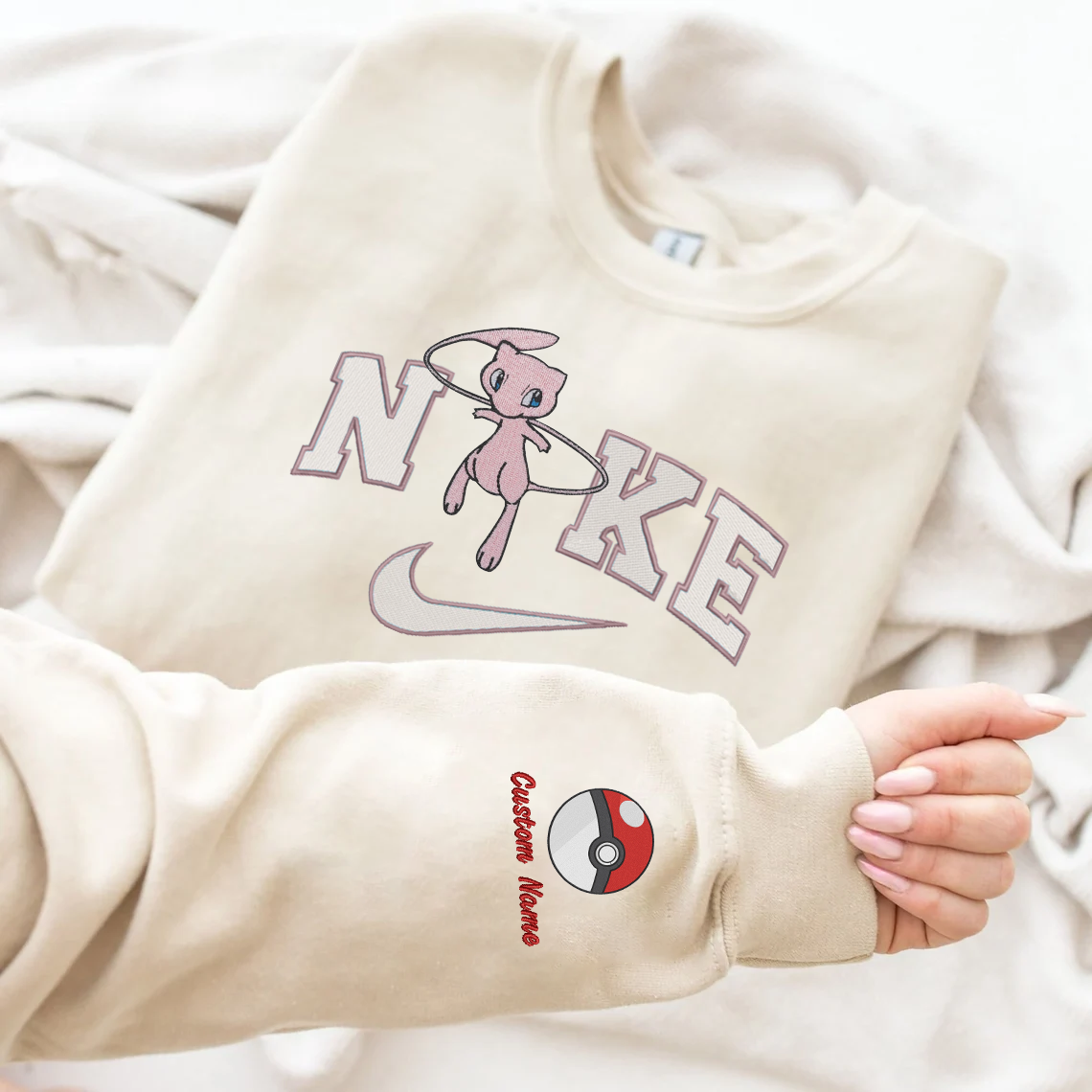 Anime Nike Embroidered Custom T-Shirt Hoodie Crewneck Sweatshirt,Hoodie.Perfect Gift For Anime Lovers.