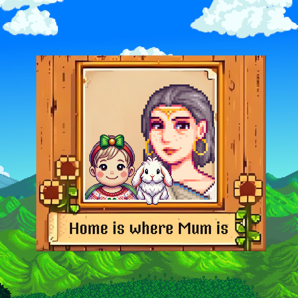 Personalised Stardew Valley Artwork Designed for Mum