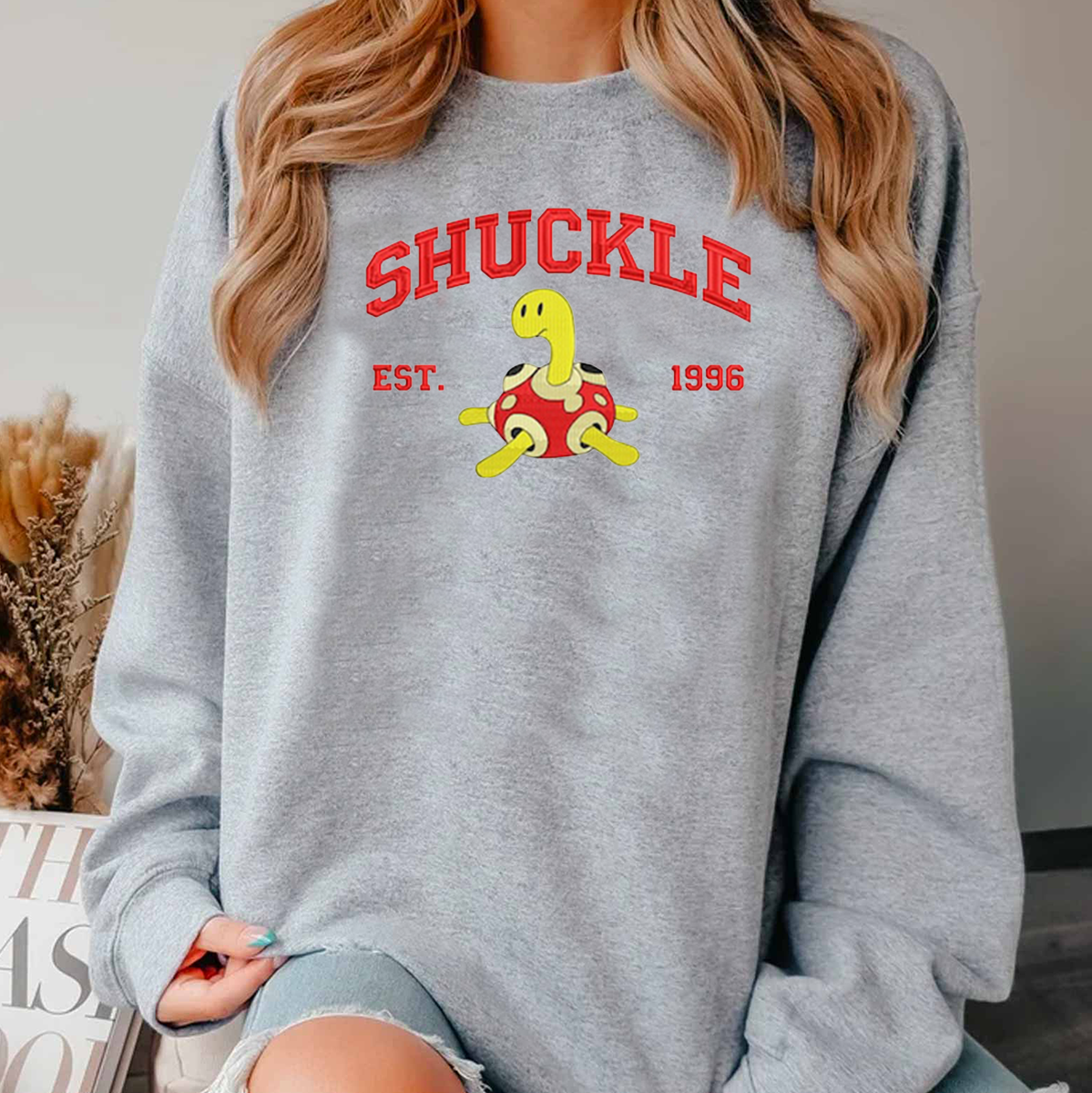 Anime Characters Embroidered Crewneck Sweatshirt,Hoodie,Personal Anime Gift Hoodie,Perfect Gift For Anime Lovers.