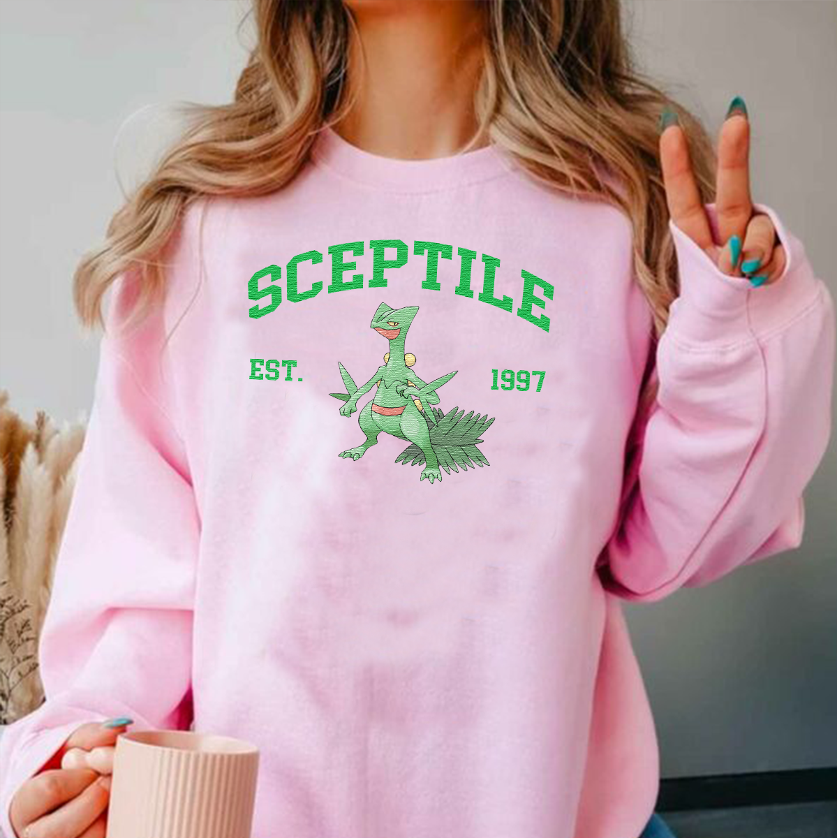 Anime Characters Embroidered Crewneck Sweatshirt,Hoodie,Personal Anime Gift Hoodie,Perfect Gift For Anime Lovers.