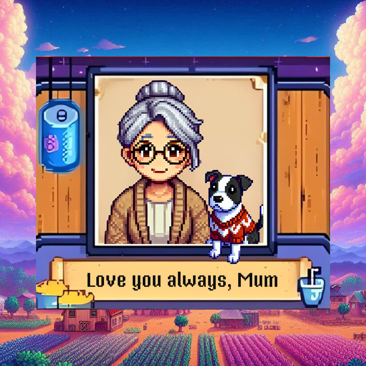 A Heartwarming Stardew Valley Portrait for Mother's Day