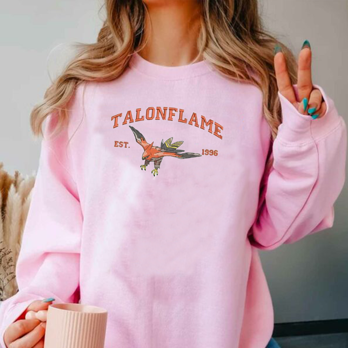 Anime Characters Embroidered Unisex Crewneck Sweatshirt,Hoodie For Gift,Personal Anime Gift Hoodie,Perfect Gift For Anime Lovers.