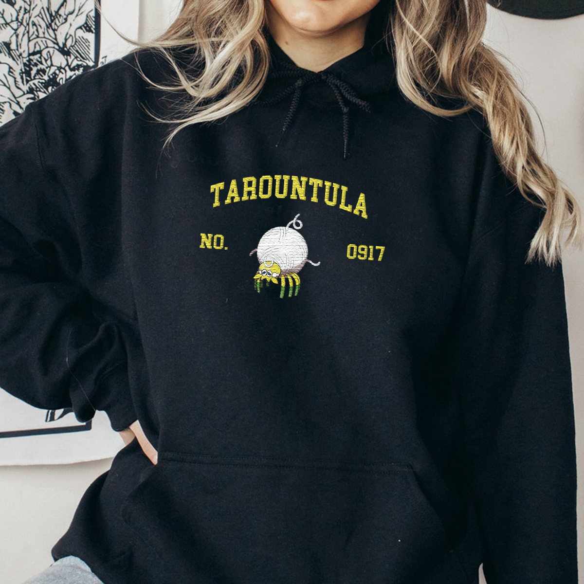 Tarountula Anime-Themed Embroidered T-Shirt,Crewneck,Hoodie-Trendy Versatile and a Thoughtful Gift for Friends