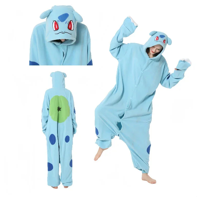Bulbasaur Anime Anime Characters Funny Pajamas.Perfect Gift For Anime Lovers.