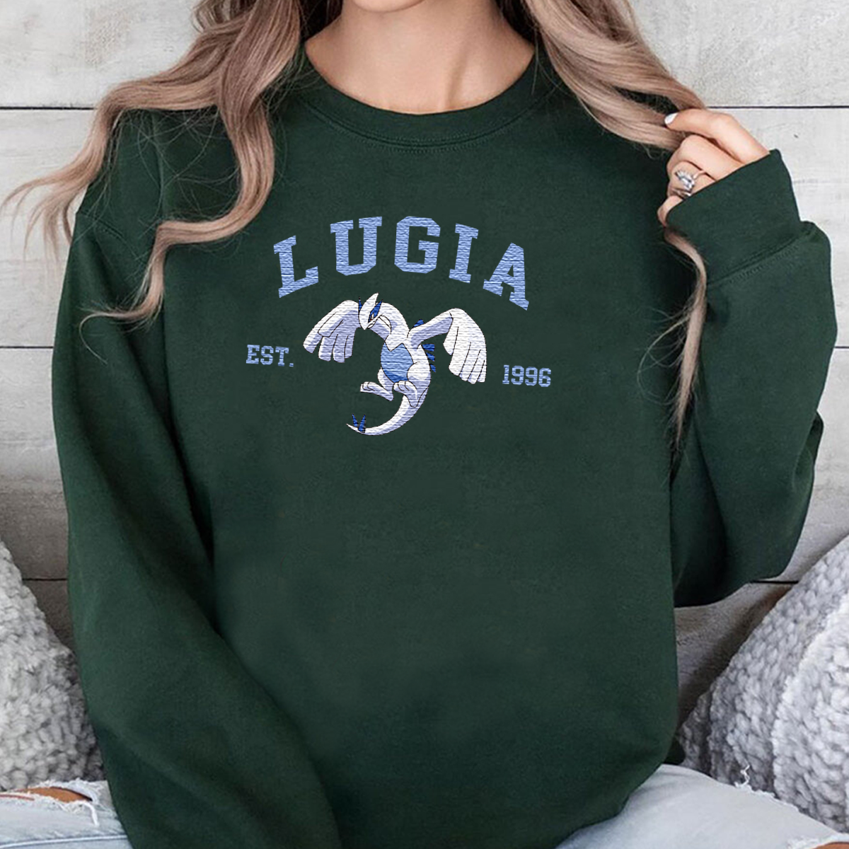 Anime Characters Embroidered Crewneck Sweatshirt,Hoodie,Personal Anime Gift Hoodie,Perfect Gift For Anime Lovers.