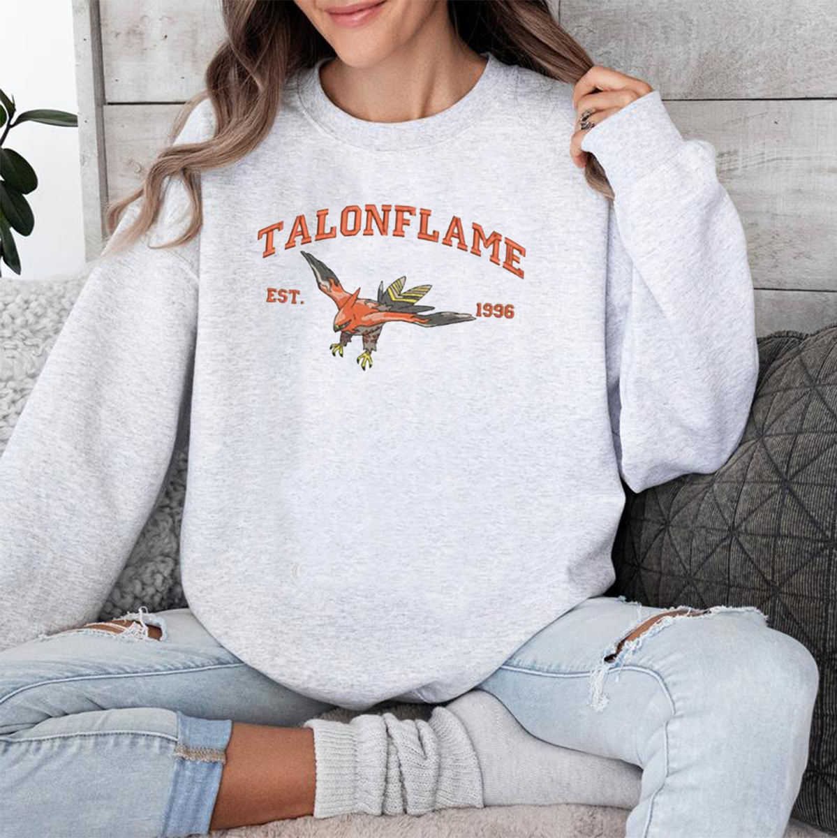 Anime Characters Embroidered Unisex Crewneck Sweatshirt,Hoodie For Gift,Personal Anime Gift Hoodie,Perfect Gift For Anime Lovers.