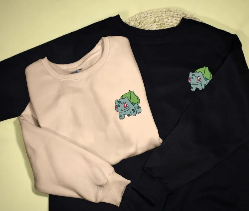 Embroidery Anime Character Crewneck Sweatshirt, Personal Anime Gift Hoodie, 90s Monster Stitched Shirt, Personal Anime Gift Hoodie,Christmas Gift For Anime Lovers.Perfect Gift For Anime Lovers.