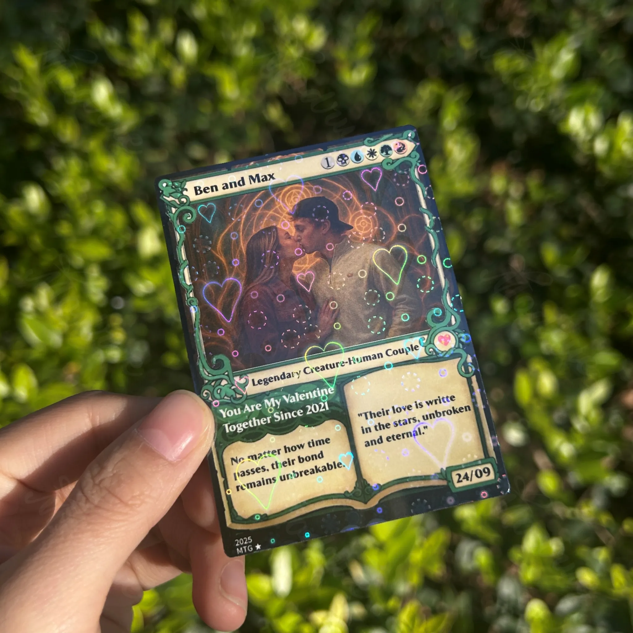 Custom Magic Card Fantasy Game.Custom Gift for Valentine's Day,Anniversary.Valentine's Day,Anniversary gifts
