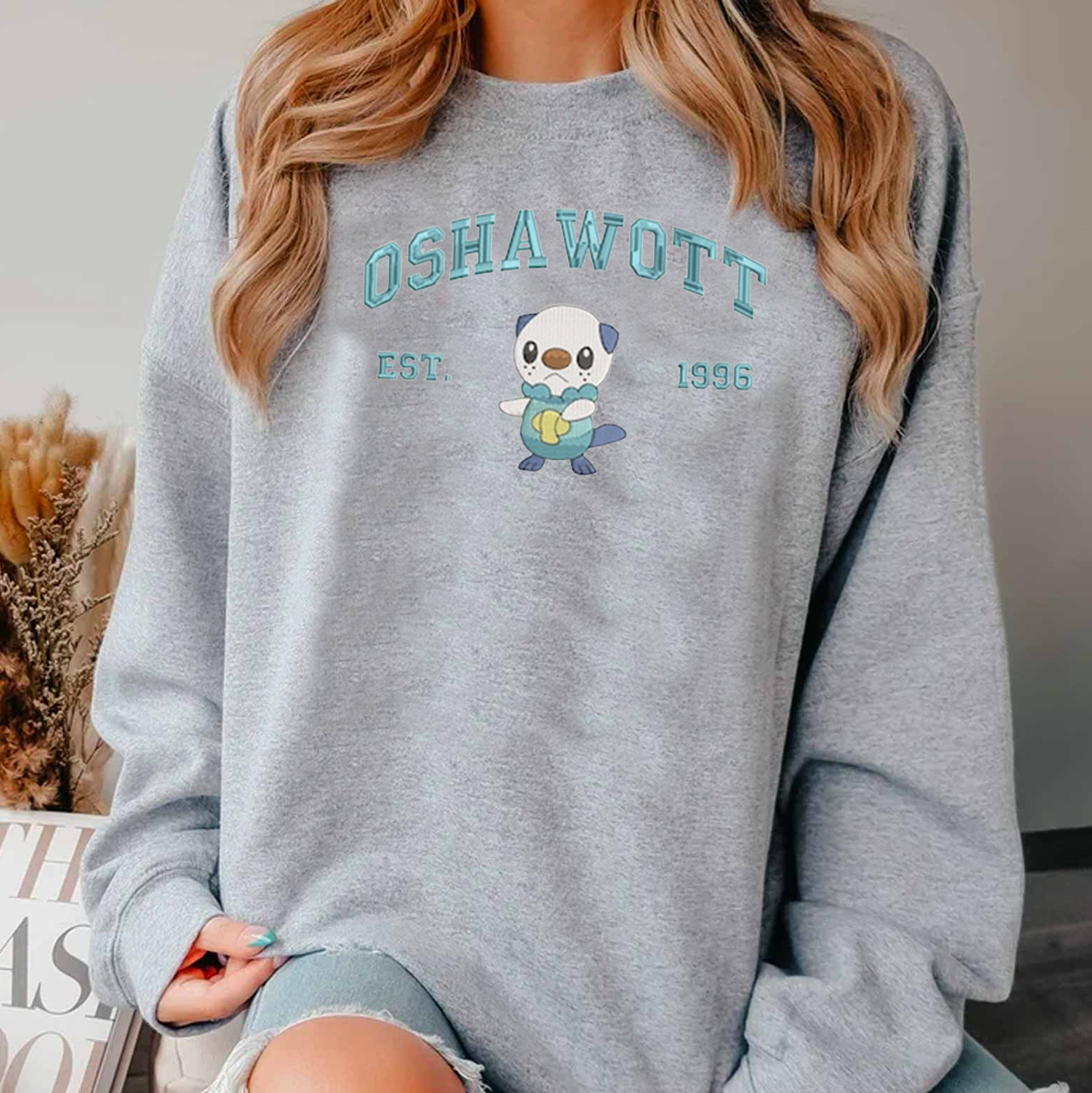Anime Characters Embroidered Crewneck Sweatshirt,Hoodie,Personal Anime Gift Hoodie,Perfect Gift For Anime Lovers.
