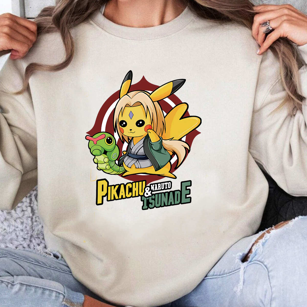 Custom Naruto Tsunade Anime Anime Unisex T-Shirt ,Crewneck,Hoodie