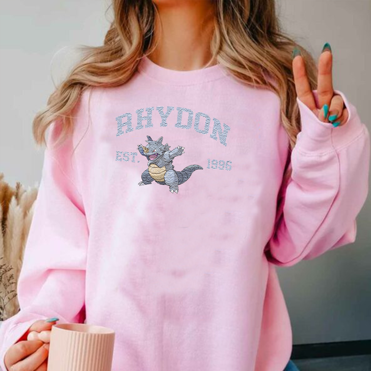 Anime Characters Embroidered Unisex Crewneck Sweatshirt,Hoodie For Gift,Personal Anime Gift Hoodie,Perfect Gift For Anime Lovers.
