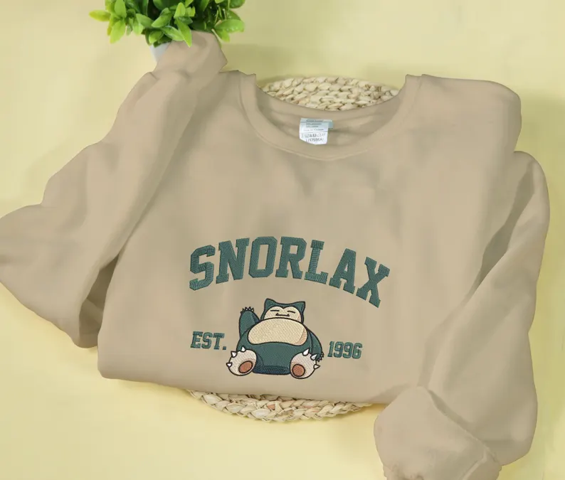 Embroidery Anime Character Crewneck Sweatshirt, Personal Anime Gift Hoodie, 90s Monster Stitched Shirt, Personal Anime Gift Hoodie,Christmas Gift For Anime Lovers.Perfect Gift For Anime Lovers.