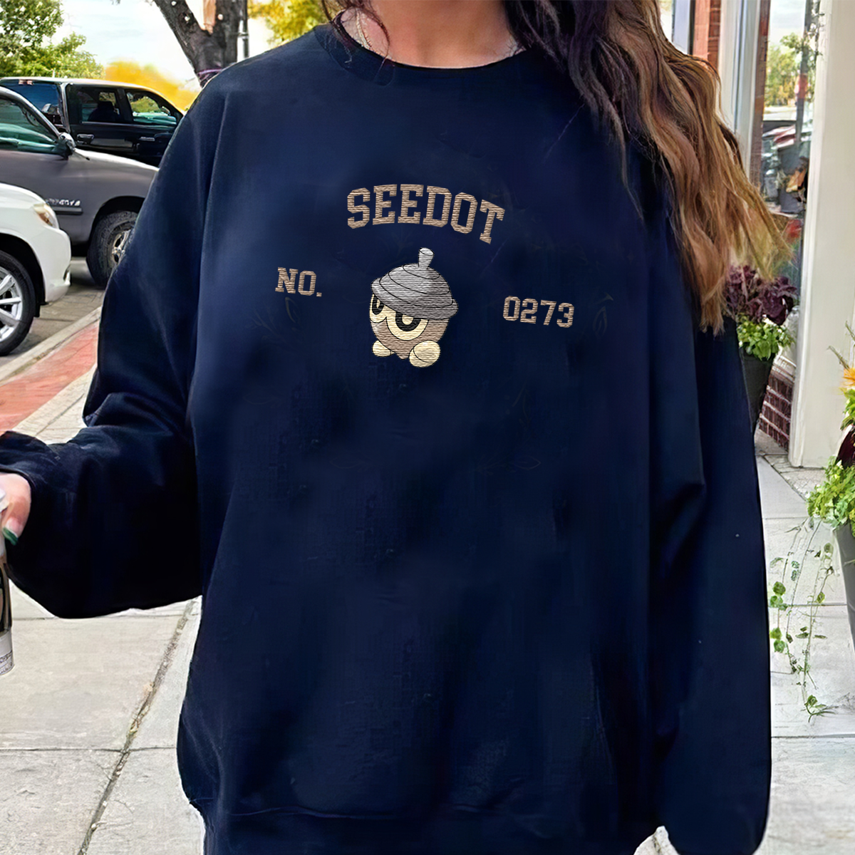Seedot Anime-Themed Embroidered T-Shirt,Crewneck,Hoodie-Trendy Versatile and a Thoughtful Gift for Friends