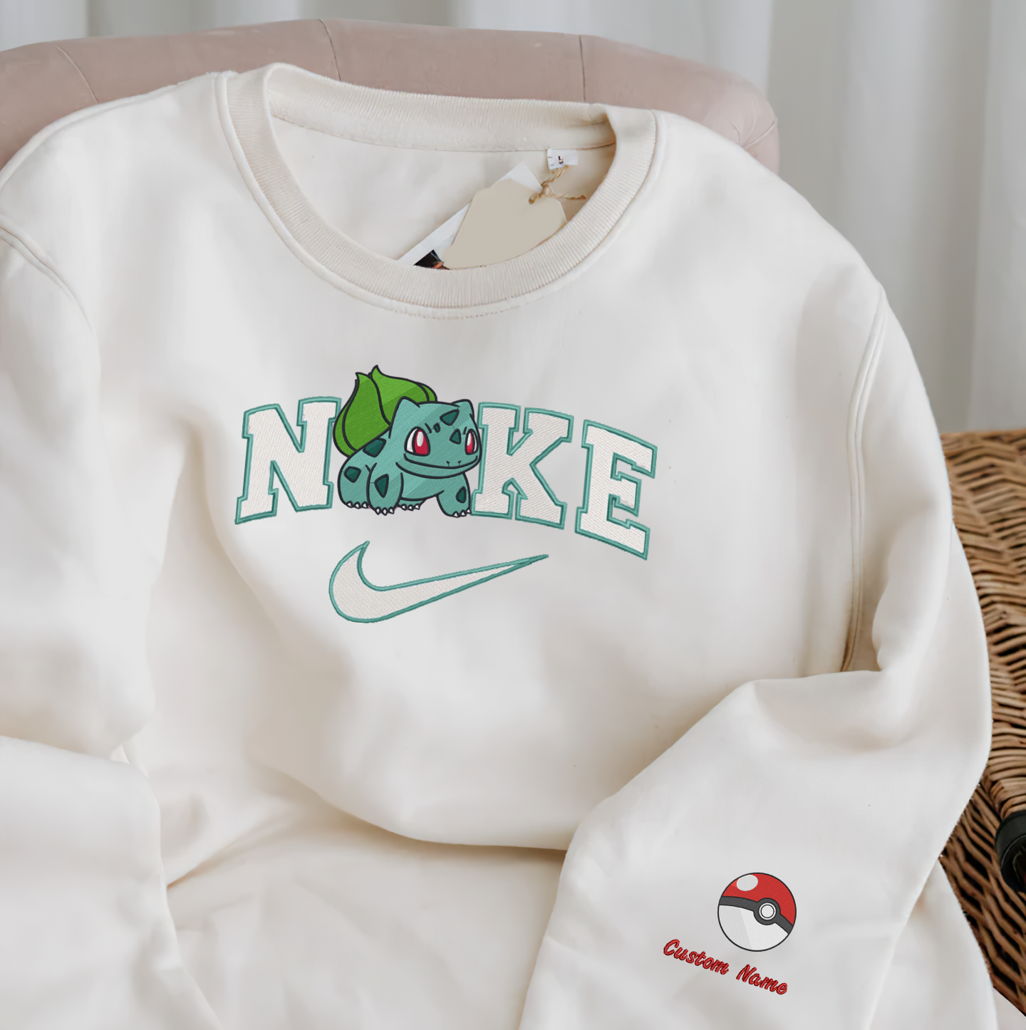 Anime Nike Embroidered Custom T-Shirt,Crewneck Sweatshirt,Hoodie.Perfect Gift For Anime Lovers.