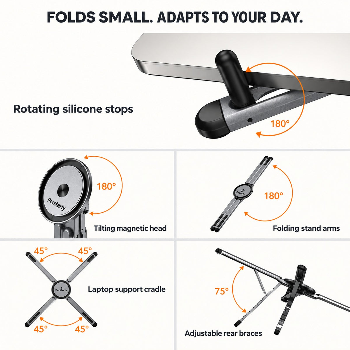 Open. Adjust. Fold.