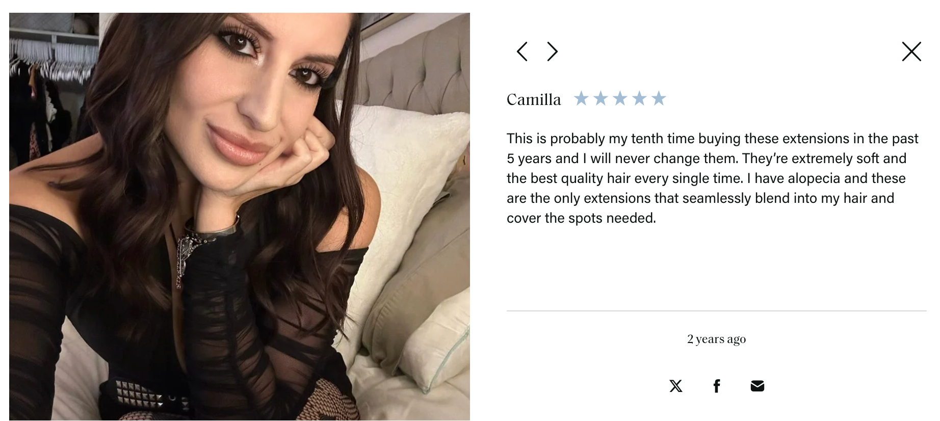 Camilla’s hair styling photo