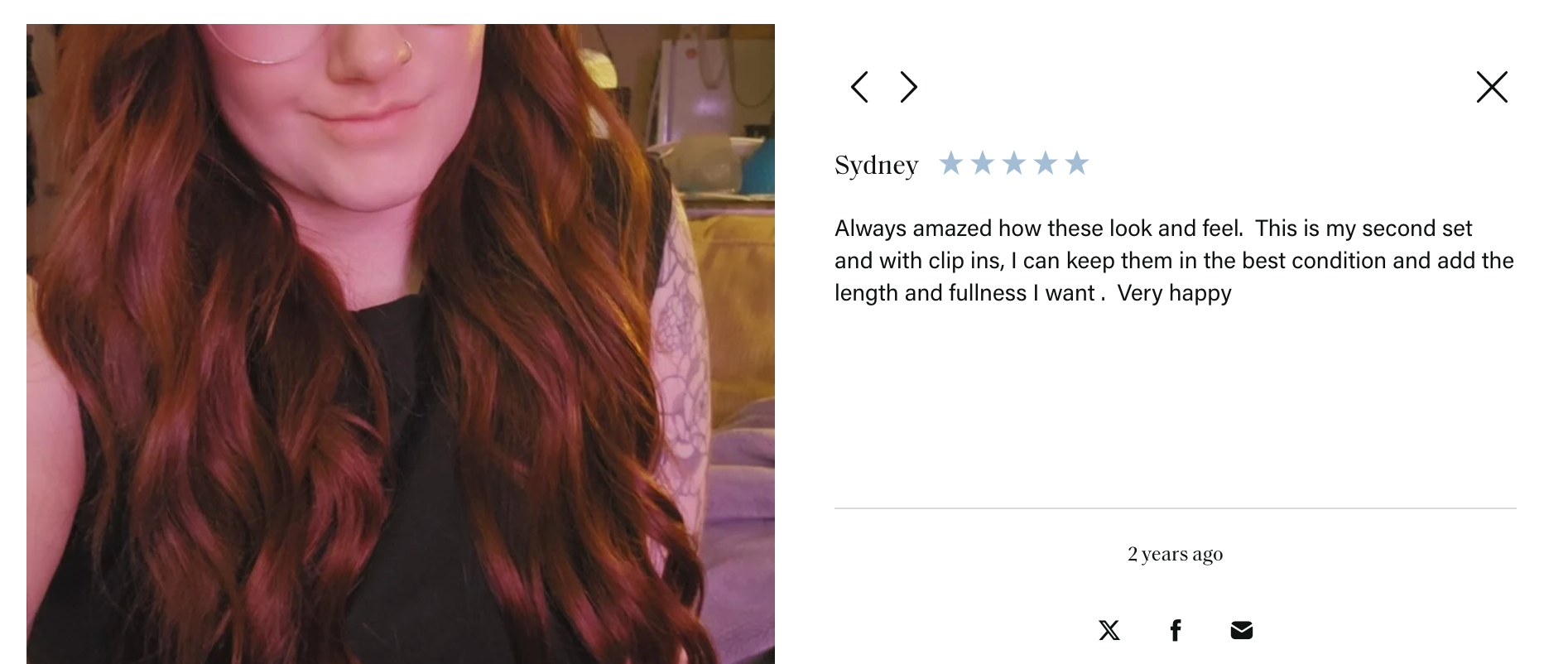 Sydney’s hair styling photo