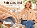 Perstarly USB Heated Wearable Blanket & Shawl for Women & Men