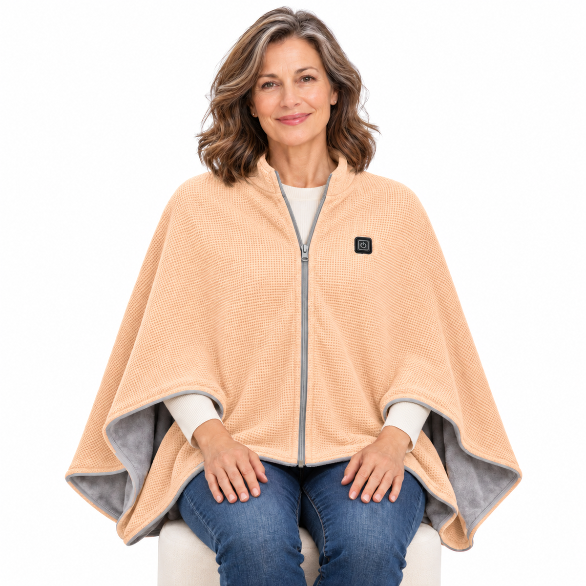 Perstarly USB Heated Wearable Blanket & Shawl for Women & Men