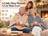 Perstarly Hooded USB Heated Wearable Blanket & Shawl for Women & Men