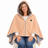 Perstarly Hooded USB Heated Wearable Blanket & Shawl for Women & Men