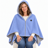 Perstarly Hooded USB Heated Wearable Blanket & Shawl for Women & Men