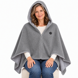 Perstarly Hooded USB Heated Wearable Blanket & Shawl for Women & Men