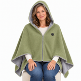 Perstarly Hooded USB Heated Wearable Blanket & Shawl for Women & Men