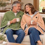 Perstarly Hooded USB Heated Wearable Blanket & Shawl for Women & Men